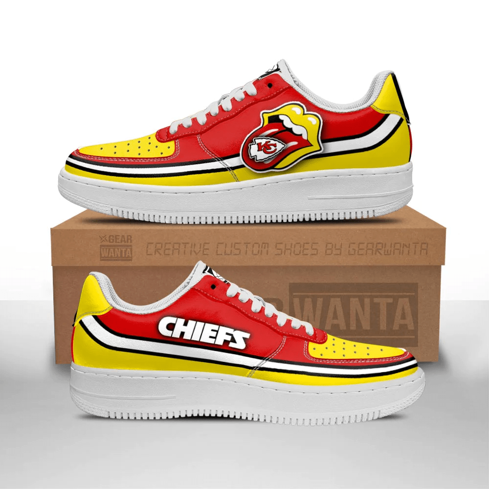Air Force 1 Shoes Kansas City Chiefs Air Sneakers Custom Force Shoes ...