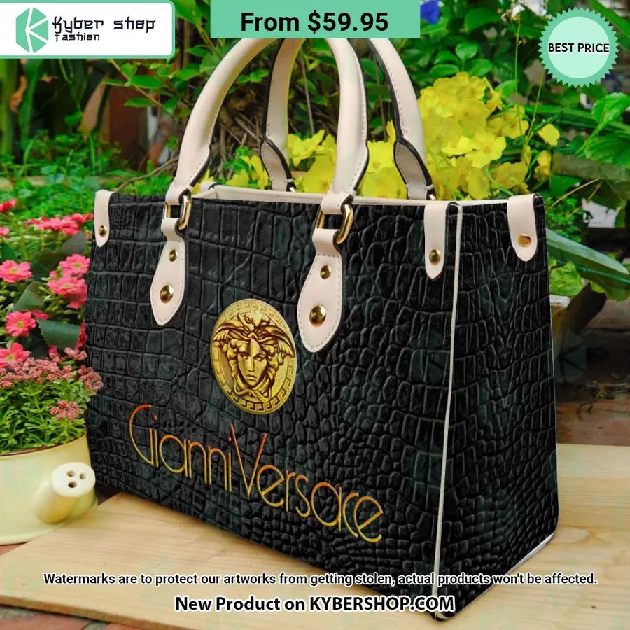 Gianni Versace Leather Handbag - Behindgift