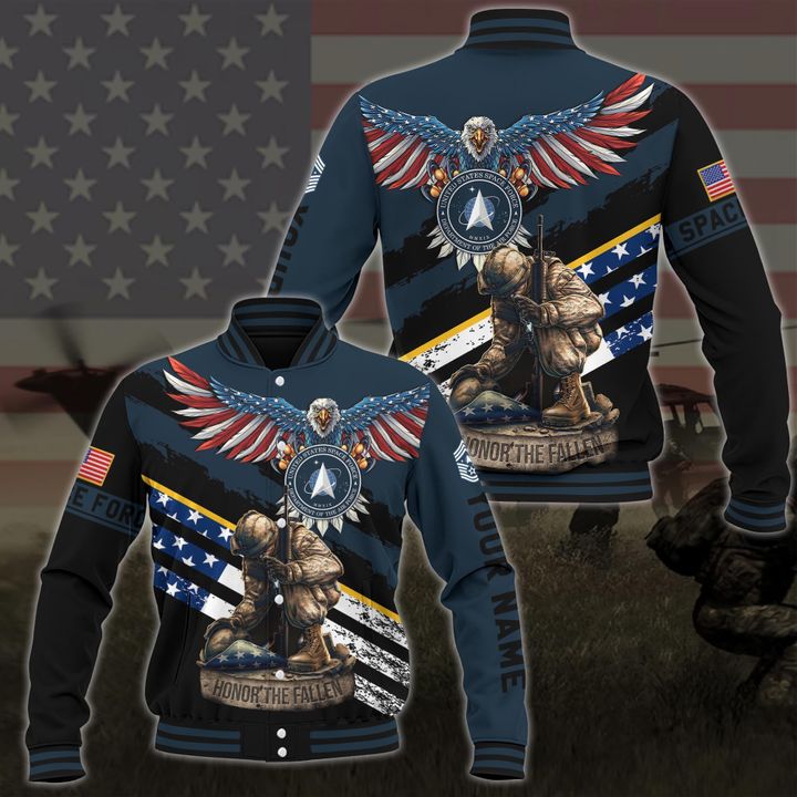 Us Space Force American Eagle Flag Military Ranks Veteran Ranks Custom ...