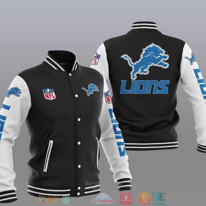 Nfl Detroit Lions Varsity Jacket - Behindgift