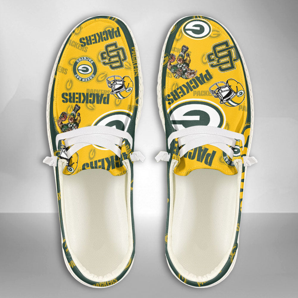 Nfl Green Bay Packers - Hey Dude Shoes 01 Custom Name - Behindgift